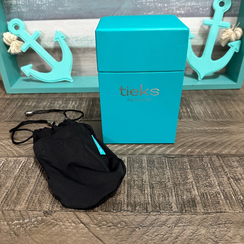 Tieks Gray and Teal Foldable Flats - Picture 8 of 13